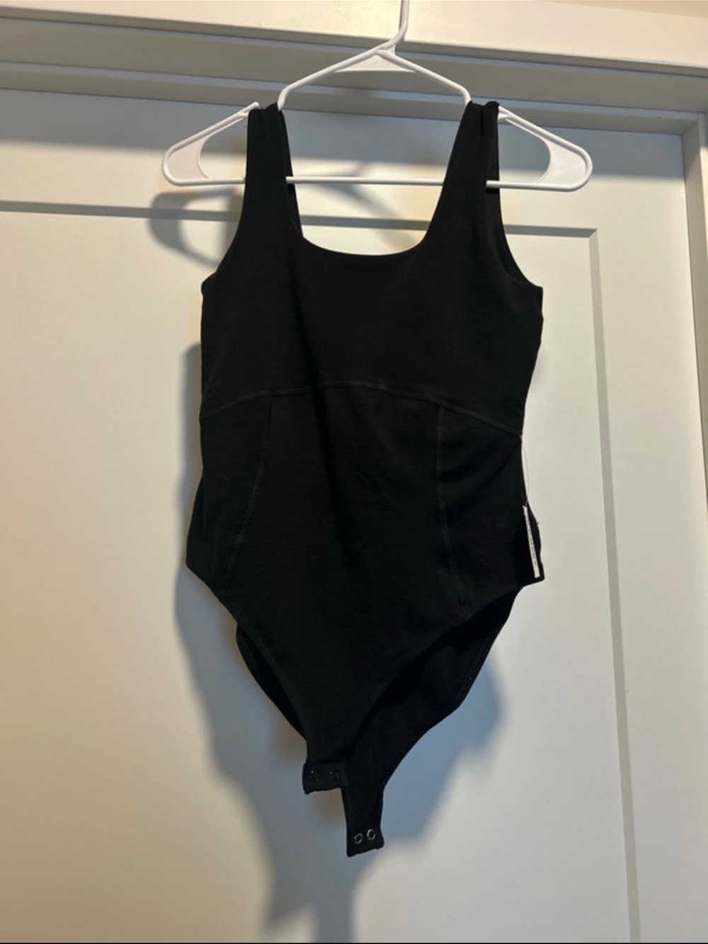 Old Navy Black Tank Bodysuit with Wide Straps